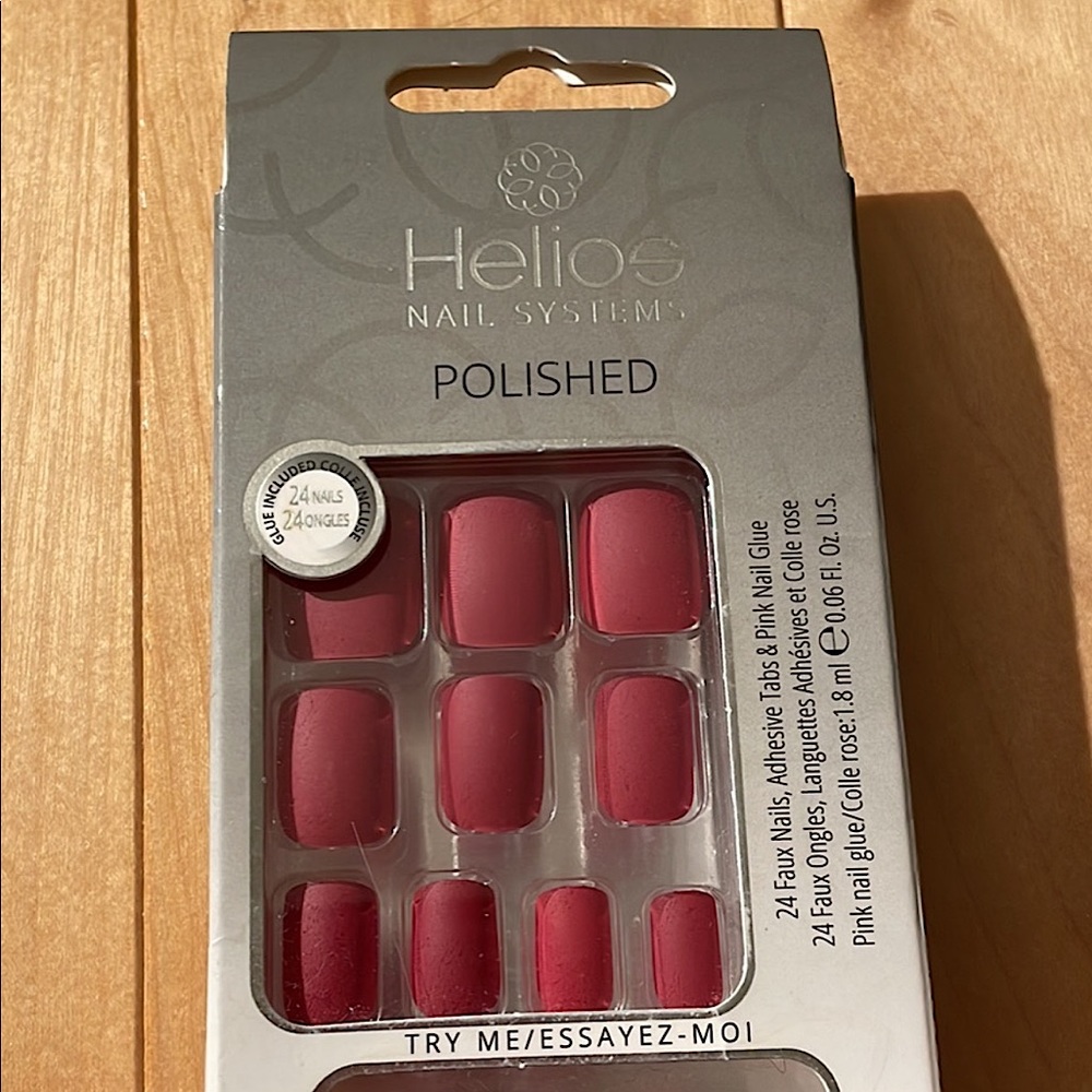 Brand New Velvet Red Nails